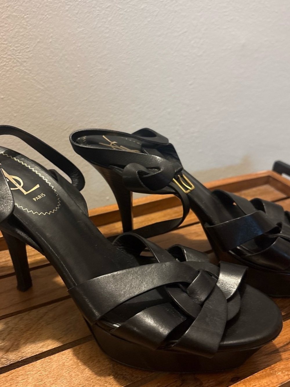 Yves Saint Laurent Tribute 105 Platform Sandals